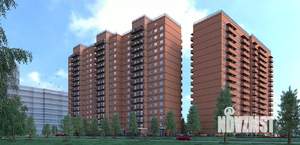 1-к квартира, строящийся дом, 35м2, 8/19 этаж