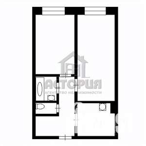 2-к квартира, вторичка, 49м2, 1/9 этаж