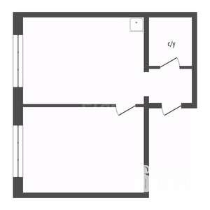 2-к квартира, вторичка, 30м2, 5/5 этаж