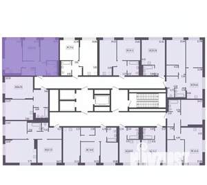 3-к квартира, вторичка, 52м2, 15/17 этаж