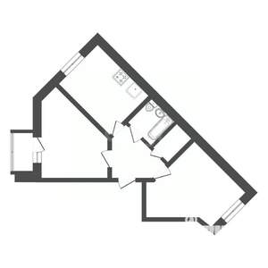 2-к квартира, вторичка, 69м2, 2/9 этаж