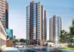 2-к квартира, строящийся дом, 61м2, 16/19 этаж