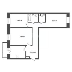 3-к квартира, вторичка, 93м2, 4/9 этаж