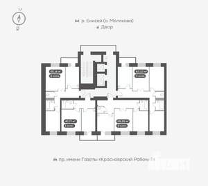3-к квартира, вторичка, 82м2, 2/16 этаж