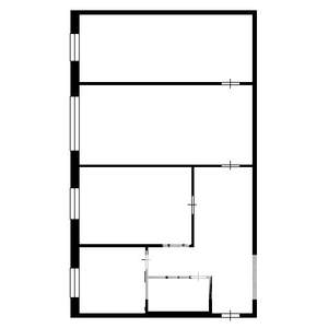 3-к квартира, вторичка, 55м2, 2/5 этаж