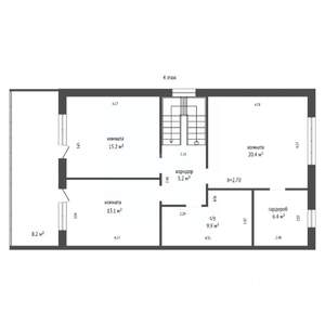 4-к квартира, вторичка, 152м2, 3/6 этаж