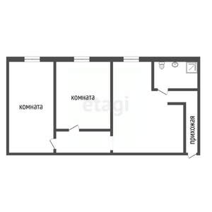 3-к квартира, вторичка, 46м2, 1/1 этаж