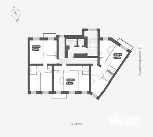 3-к квартира, вторичка, 77м2, 8/15 этаж