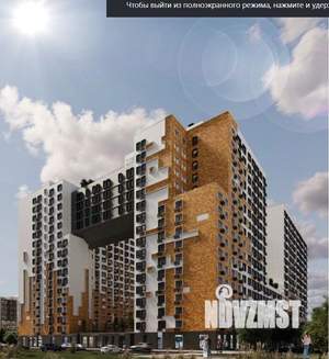 1-к квартира, строящийся дом, 21м2, 2/17 этаж