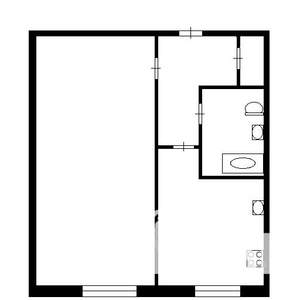 1-к квартира, вторичка, 30м2, 5/5 этаж