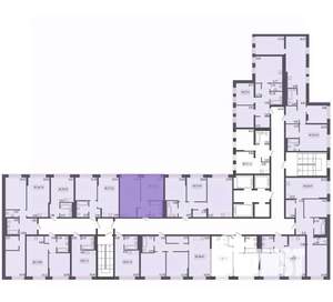 2-к квартира, вторичка, 37м2, 15/17 этаж