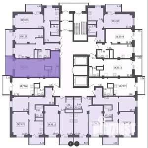 Студия квартира, вторичка, 34м2, 9/17 этаж