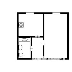 1-к квартира, вторичка, 38м2, 1/9 этаж