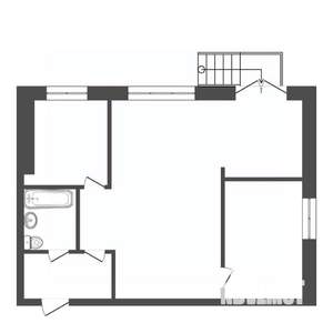 3-к квартира, вторичка, 43м2, 1/5 этаж