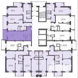 Студия квартира, строящийся дом, 34м2, 13/17 этаж