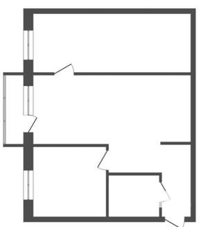 2-к квартира, вторичка, 45м2, 2/5 этаж