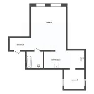 1-к квартира, вторичка, 37м2, 10/13 этаж