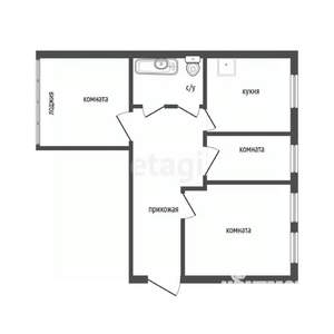 3-к квартира, вторичка, 75м2, 7/9 этаж