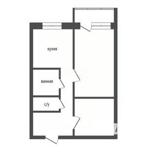 1-к квартира, вторичка, 31м2, 5/5 этаж