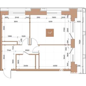 2-к квартира, вторичка, 58м2, 4/24 этаж