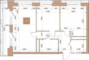 2-к квартира, вторичка, 73м2, 4/24 этаж