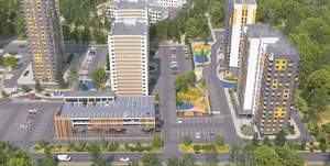 2-к квартира, строящийся дом, 50м2, 16/17 этаж