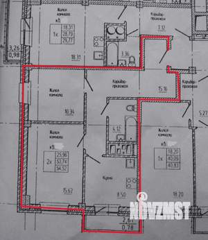 2-к квартира, вторичка, 56м2, 10/25 этаж