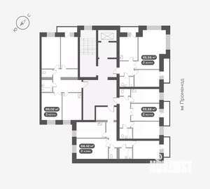 3-к квартира, вторичка, 88м2, 8/16 этаж