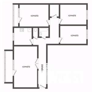 4-к квартира, вторичка, 81м2, 9/9 этаж