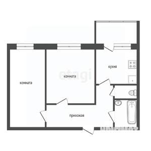 2-к квартира, вторичка, 53м2, 7/15 этаж