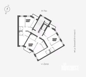 2-к квартира, вторичка, 61м2, 2/15 этаж