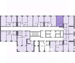 1-к квартира, вторичка, 23м2, 3/17 этаж