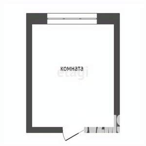 Студия квартира, вторичка, 12м2, 6/9 этаж