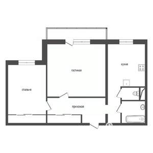 2-к квартира, вторичка, 53м2, 5/10 этаж