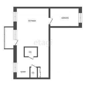 2-к квартира, вторичка, 54м2, 5/5 этаж