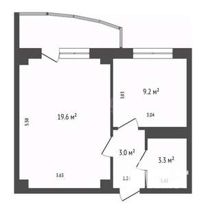 1-к квартира, вторичка, 36м2, 12/24 этаж