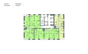 4-к квартира, строящийся дом, 137м2, 25/25 этаж