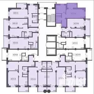 1-к квартира, строящийся дом, 37м2, 4/17 этаж