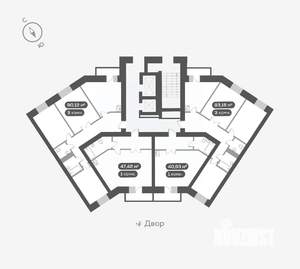 3-к квартира, вторичка, 90м2, 3/16 этаж