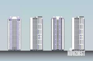 3-к квартира, строящийся дом, 61м2, 10/25 этаж