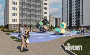 2-к квартира, строящийся дом, 56м2, 9/17 этаж
