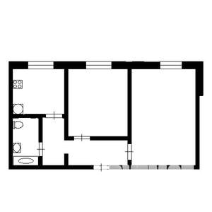 2-к квартира, вторичка, 51м2, 1/9 этаж