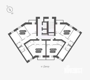 3-к квартира, вторичка, 90м2, 11/16 этаж