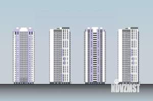 2-к квартира, строящийся дом, 47м2, 2/25 этаж