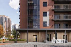 1-к квартира, строящийся дом, 40м2, 8/17 этаж