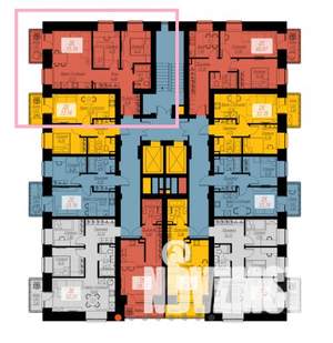 3-к квартира, строящийся дом, 55м2, 9/17 этаж