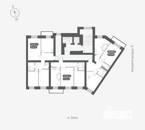 2-к квартира, вторичка, 58м2, 6/15 этаж