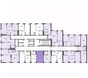 1-к квартира, вторичка, 21м2, 7/17 этаж