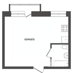 1-к квартира, вторичка, 37м2, 11/17 этаж