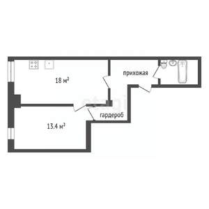 2-к квартира, вторичка, 45м2, 3/10 этаж